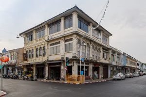 Buildings at Yaowarat Road in Phuket