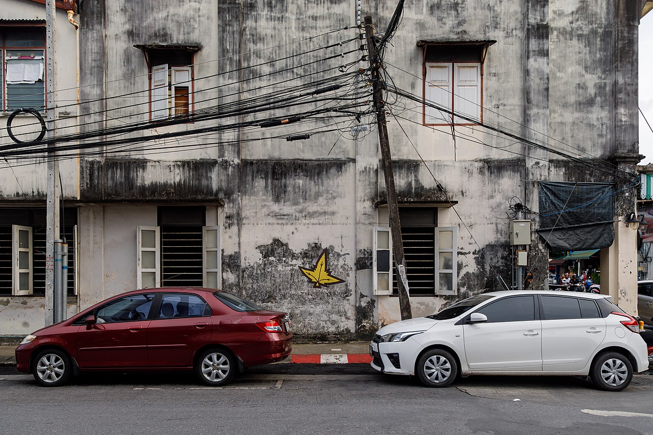 A mural in Phang-Nga Road in Old Phuket Town