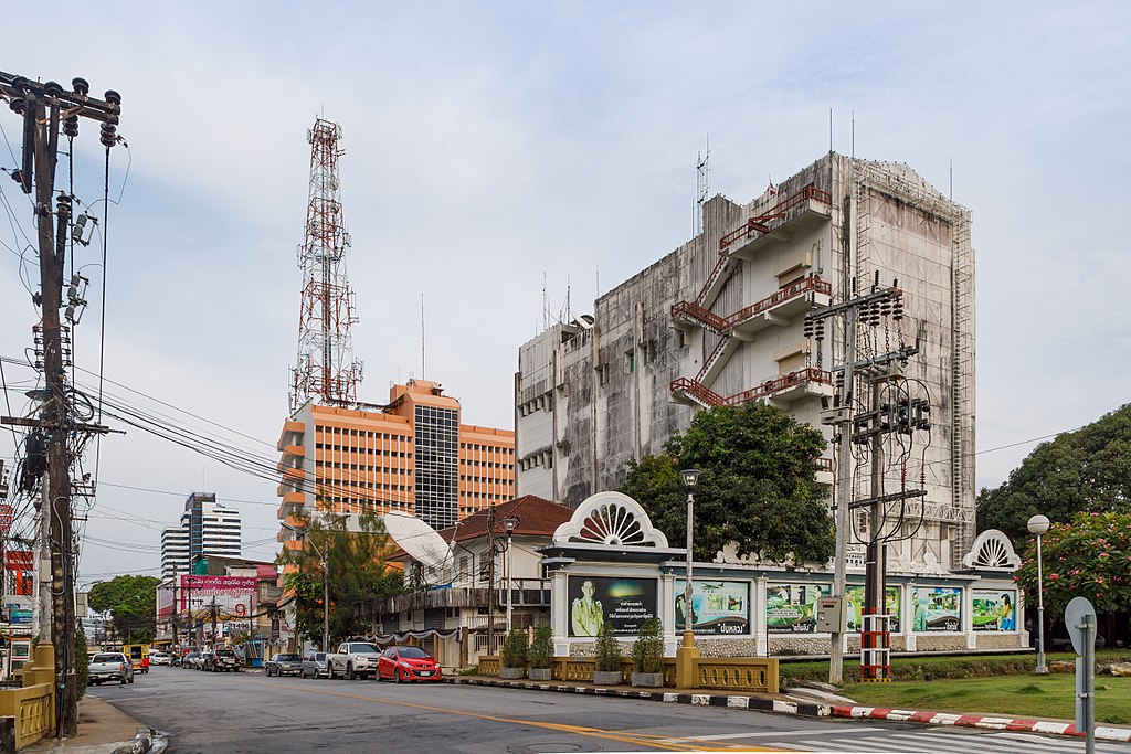 TOT Building and Antenna Tower in Phuket Town