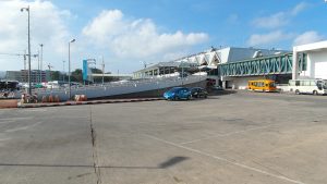 Phuket Airport terminal exterior.