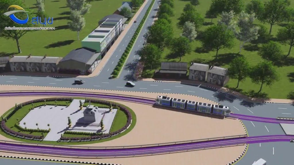 Phuket Light Rail Transit. Electric bus, tram