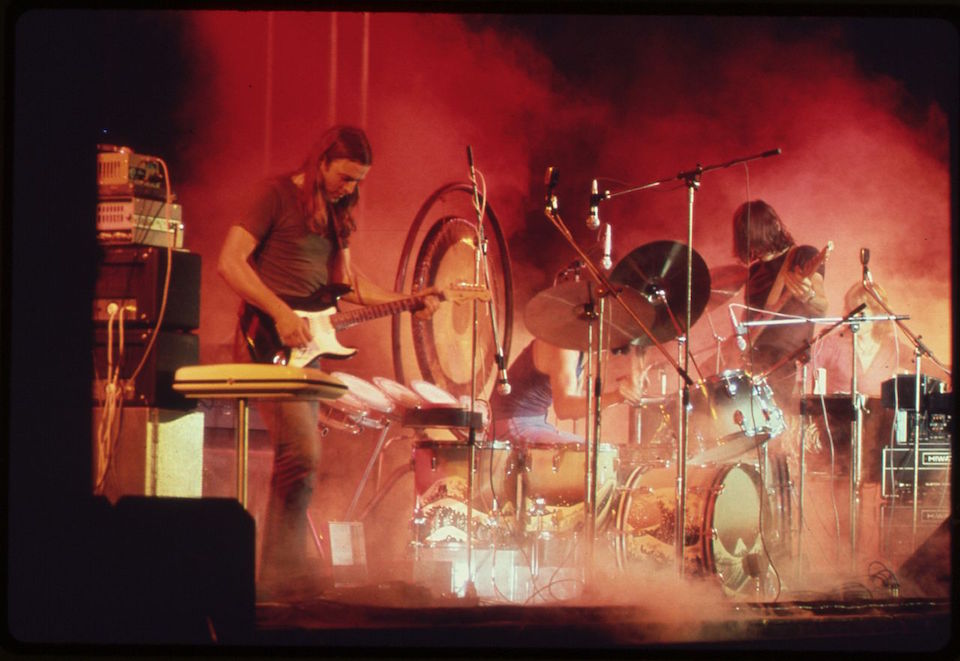 Pink Floyd live in concert in 1973
