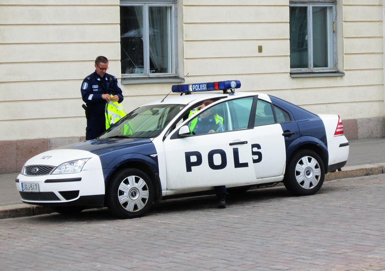Finnish police car