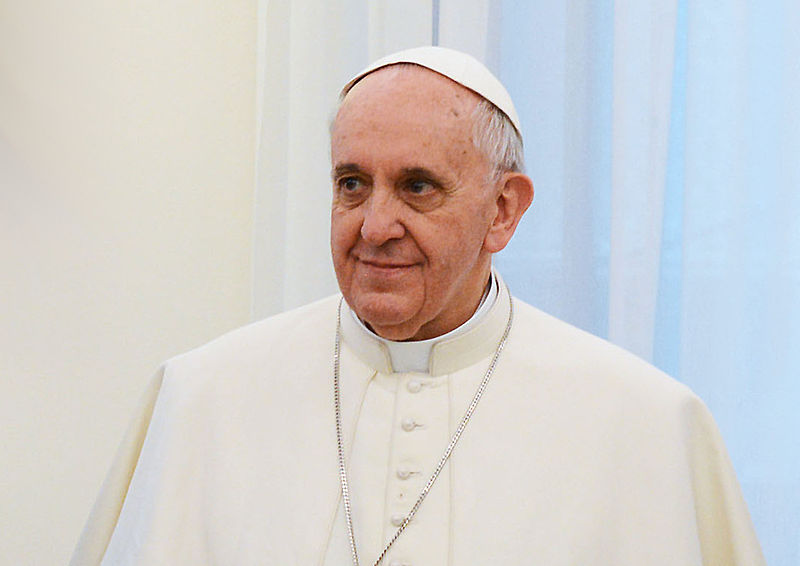 Pope Francis, real name Jorge Mario Bergoglio