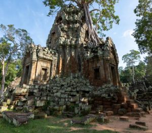 Prasat Ta Kwai temple in Surin, Thailand. Its location falls within Phanom Dong Rak District of Surin province.