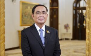 Prime Minister of Thailand Prayut Chan-o-cha in a recent photo at the government building in Bangkok