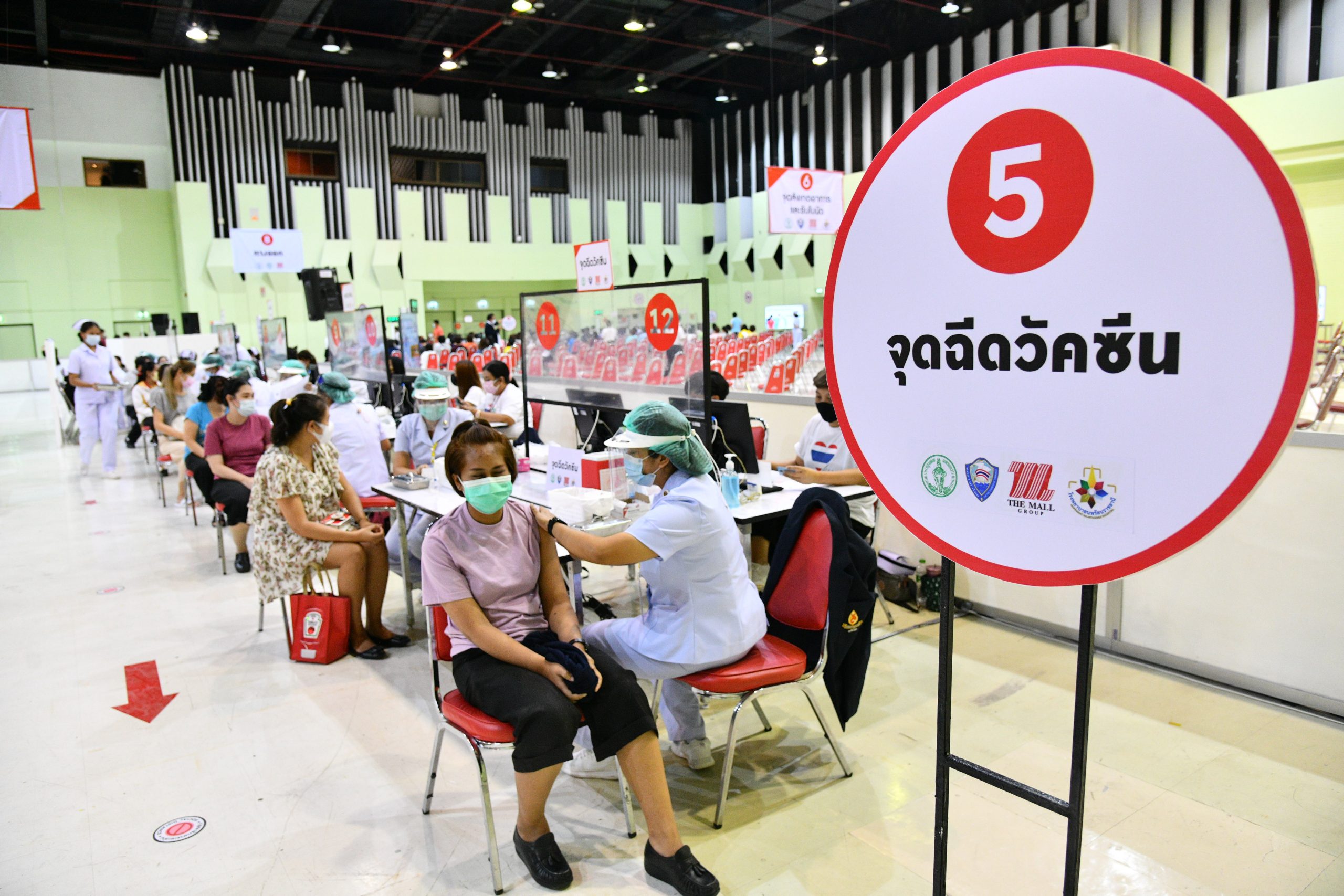 COVID-19 Vaccination Site at The Mall Bangkapi, Bangkok