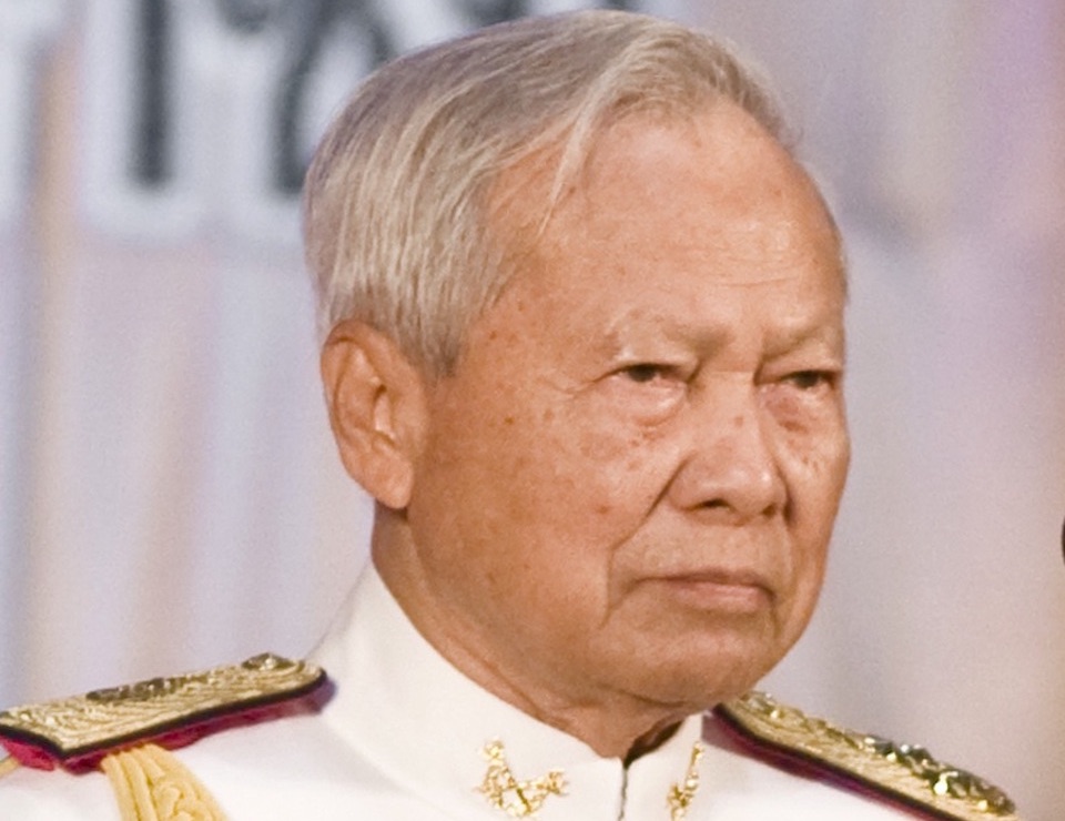 General Prem Tinsulanonda, President of the Privy Council of Thailand and Regent pro tempore of Thailand