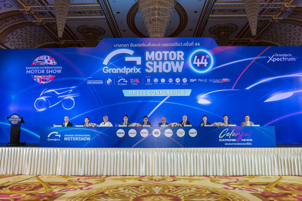 Press conference 44th Bangkok International Motor Show.
