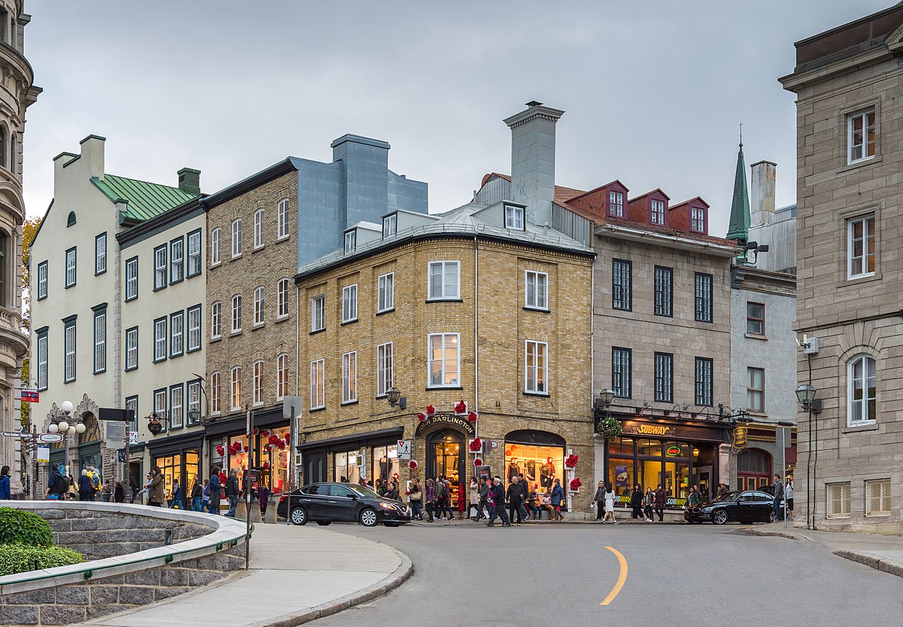 La rue Port-Dauphin in Quebec city, Canada