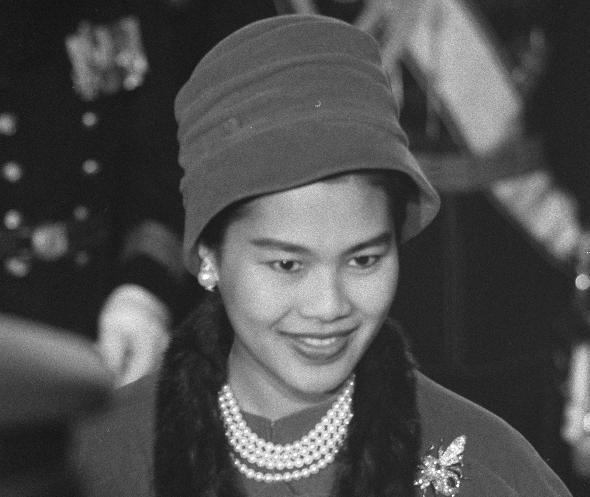 Queen Sirikit in The Hague, Holland, in October 24, 1960.
