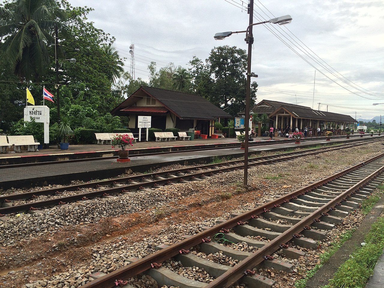 Train station in Lang Suan, Chumphon