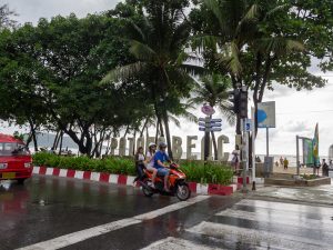 Rainy day in Patong Beach, Phuket