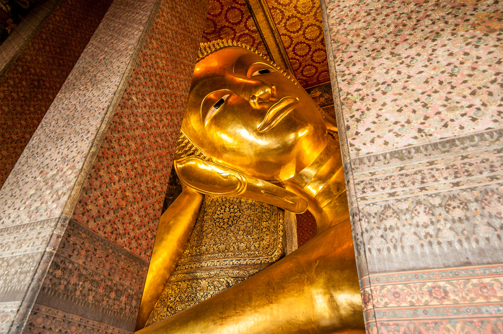 Reclining Buddha at Wat Pho.
