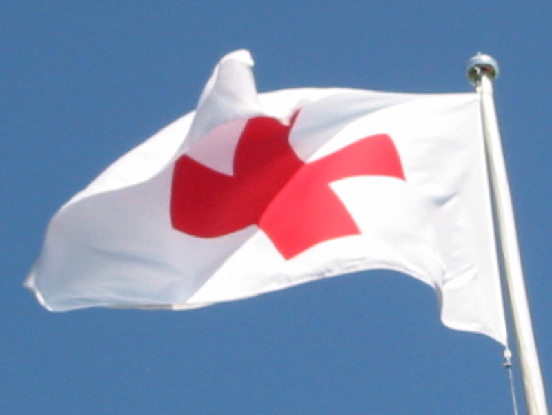 The red cross flag