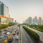 Road in Seoul, South Korea