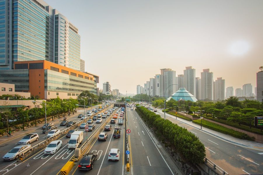 Road in Seoul, South Korea