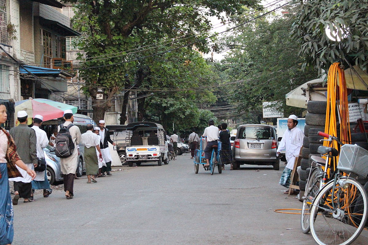 Rohingya Muslims in Yangon, Myanmar