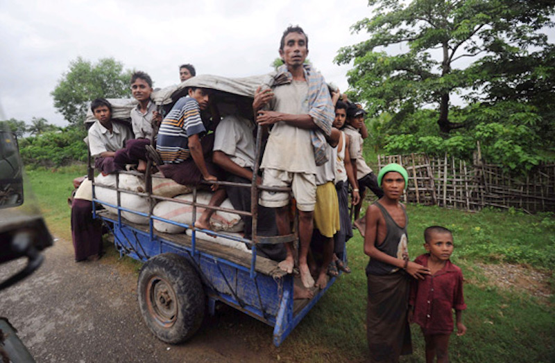 Rohingya men in Myanmar