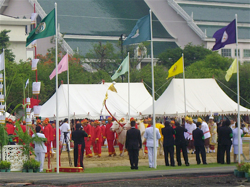 Royal Ploughing Ceremony in Thailand