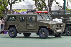 Royal Thai Army, 1st Artillery Battalion, M51 Chaiprakarn utility vehicle.