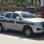 Royal Thai Police Isuzu D-Max Pickup at Chachoengsao Provincial Police Station