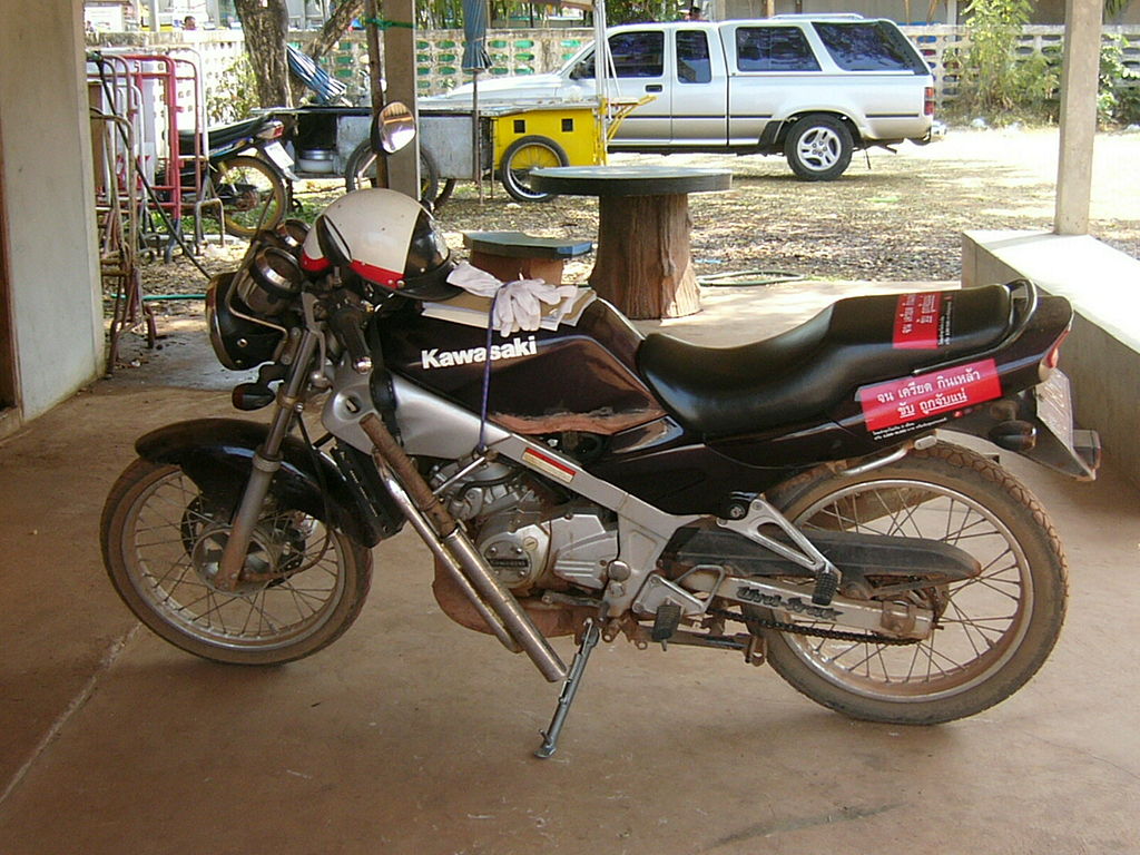 Royal Thai Police Kawasaki motorcycle