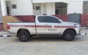 Royal Thai Police Toyota Hilux Revo Pickup at Chachoengsao Provincial Police Station