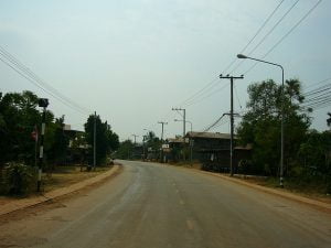Rural road in Isan