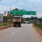 Crossing Highway 22 from Nakhon Phanom to Udon Thani, and Higway 223 from Sakhon Nakhon to Kalasin