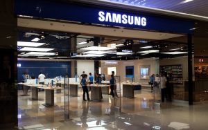 Samsung store in a shopping mall