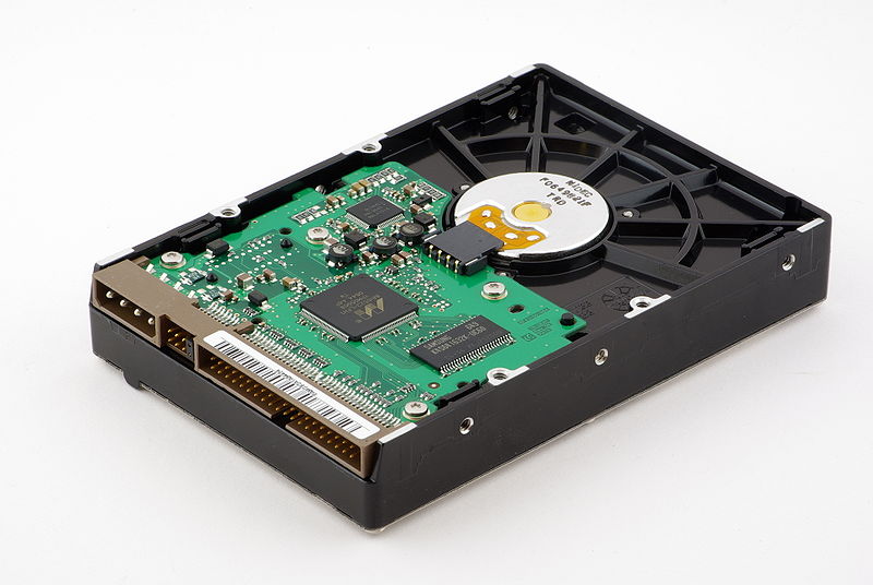 A Samsung HD 400 LD hard disk drive