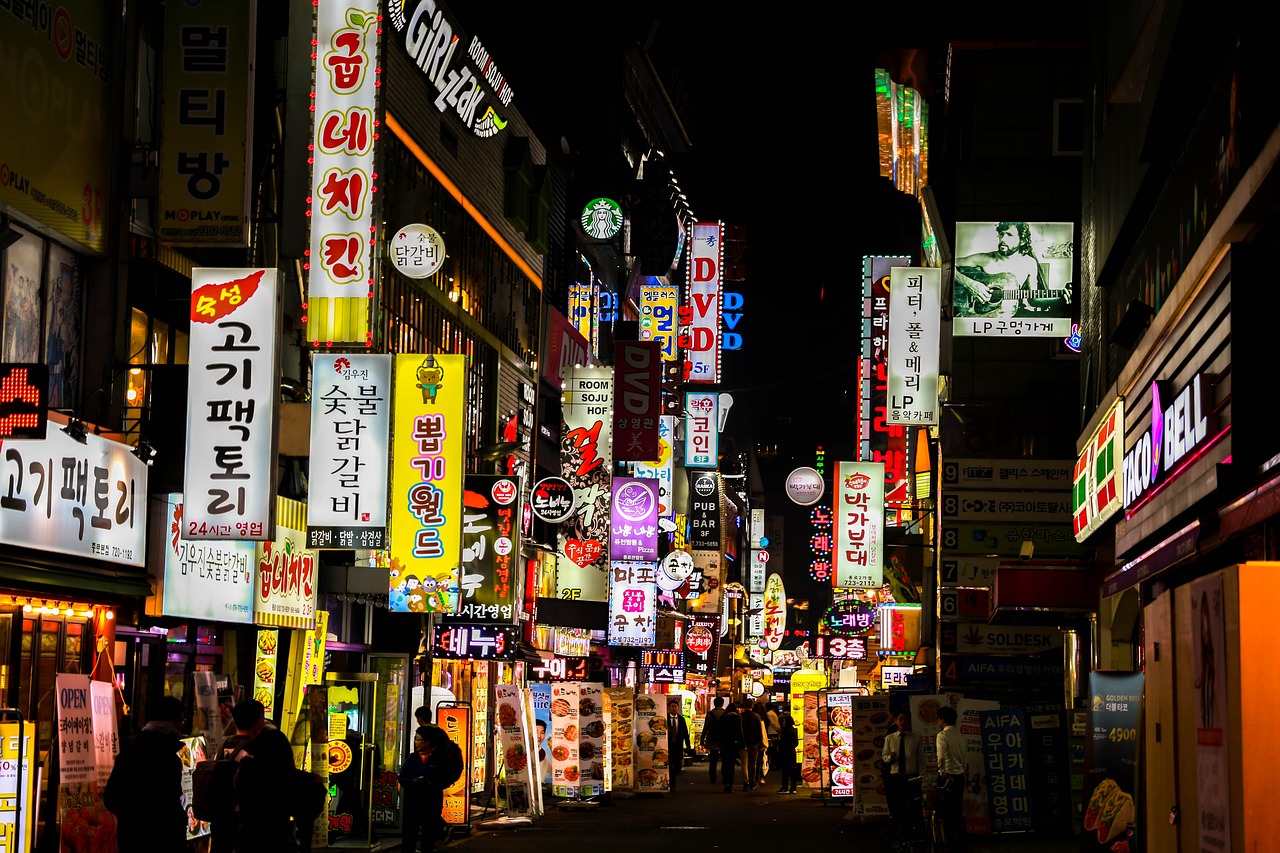 Nightlife in Seoul, Korea