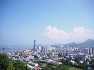Sri Racha city skyline