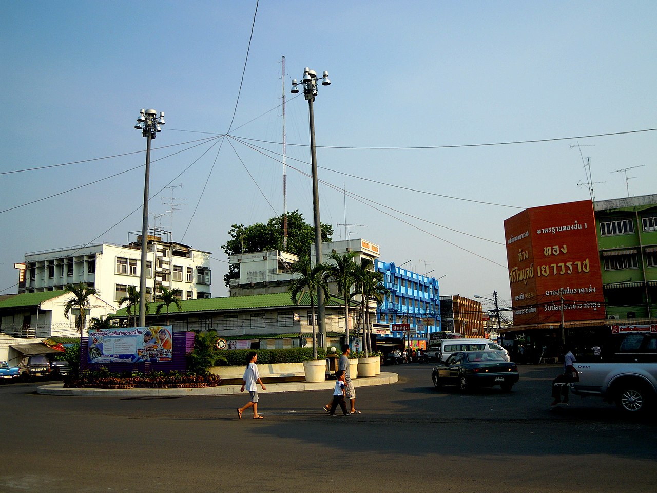 A roundabout in Sisaket