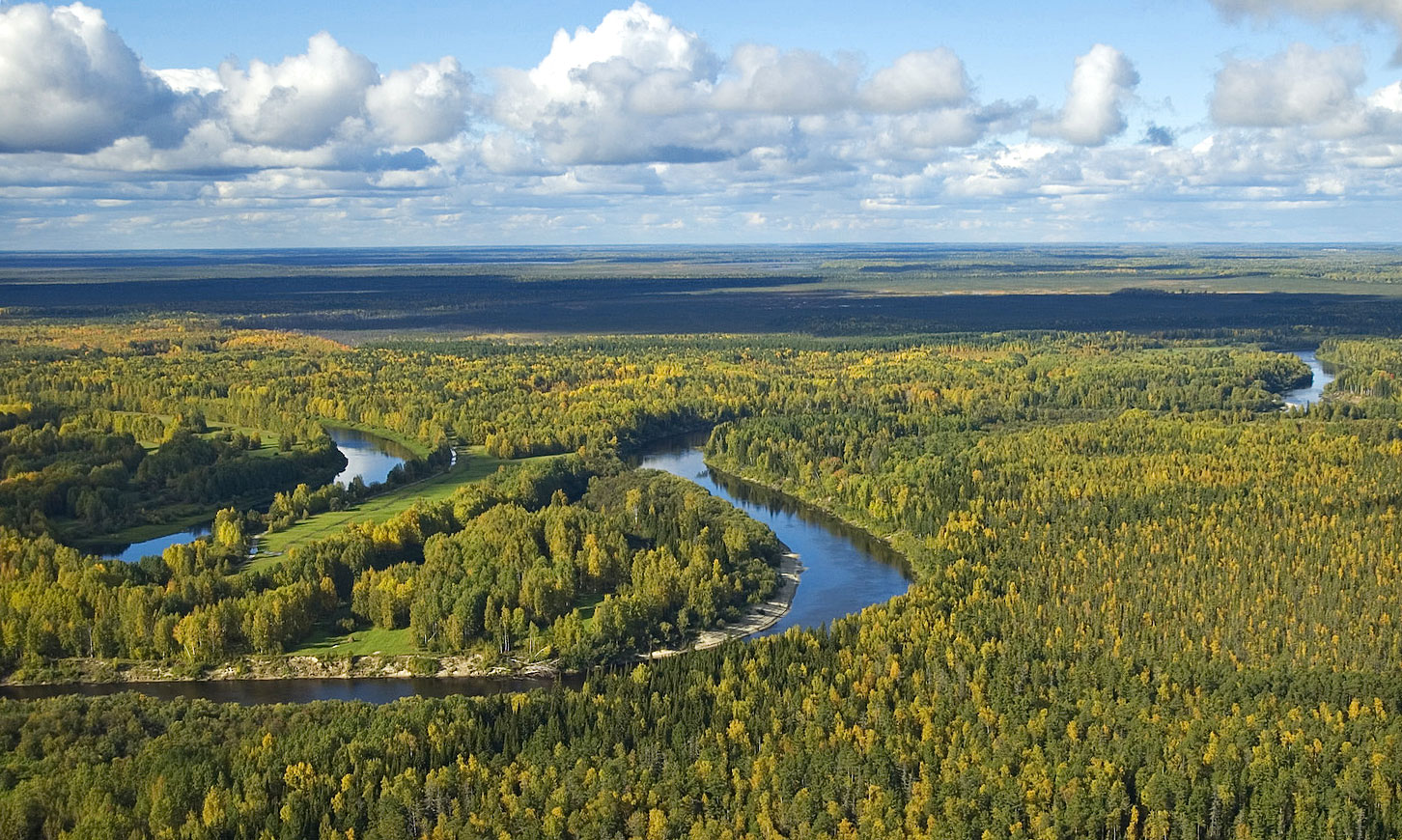The Vasyugan River in Tomsk oblast, Siberia