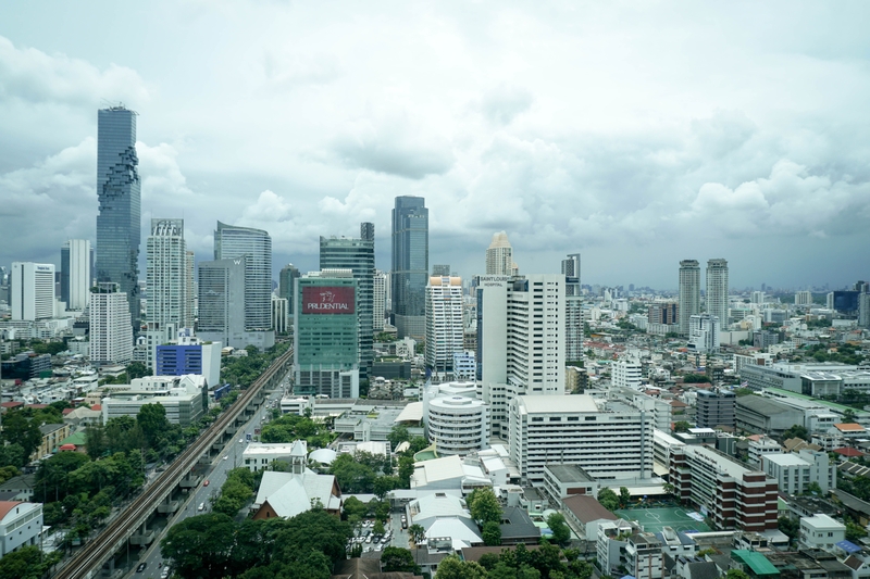 Skyline and City View of Bangkok