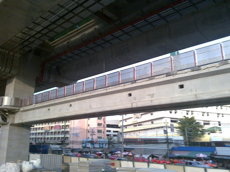 The MRT Purple Line in Bangkok