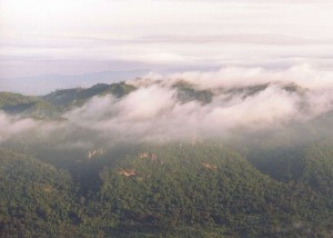 Smoke haze in Phetchabun hills