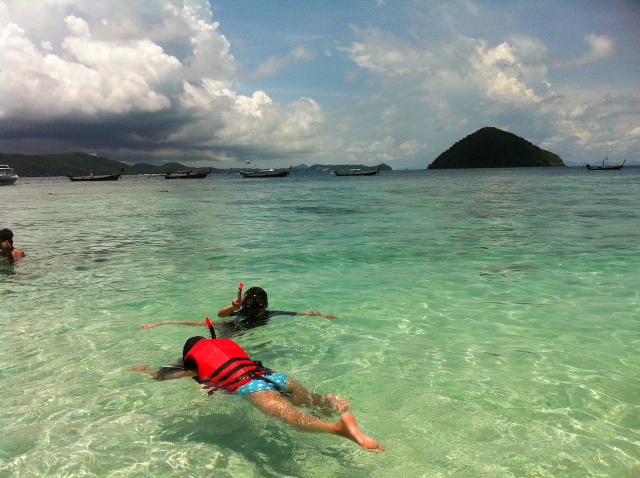 Snorkeling in Thailand.