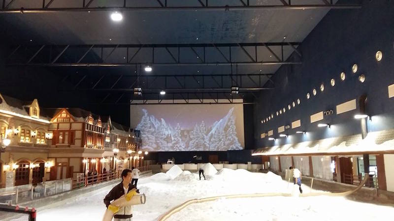 Snow Town in Bangkok.