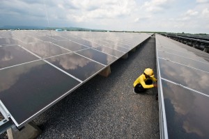 73-megawatt Lopburi solar power plant in central Thailand
