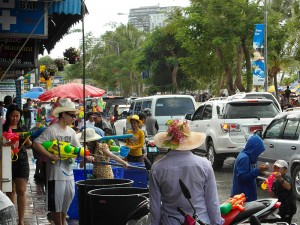 Songkran (Thai New Year) celebrations in Pattaya