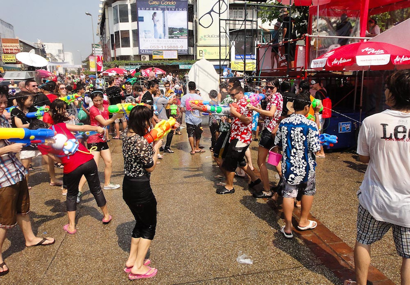 Celebrating the Songkran