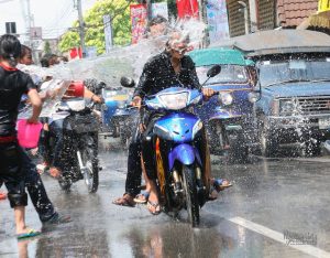Thais celebrate their New Year with the Songkran festival