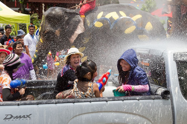 Songkran in Ayutthaya
