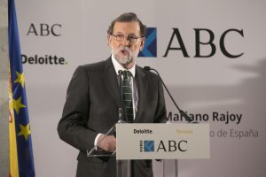 Mariano Rajoy at Foro ABC Deloitte