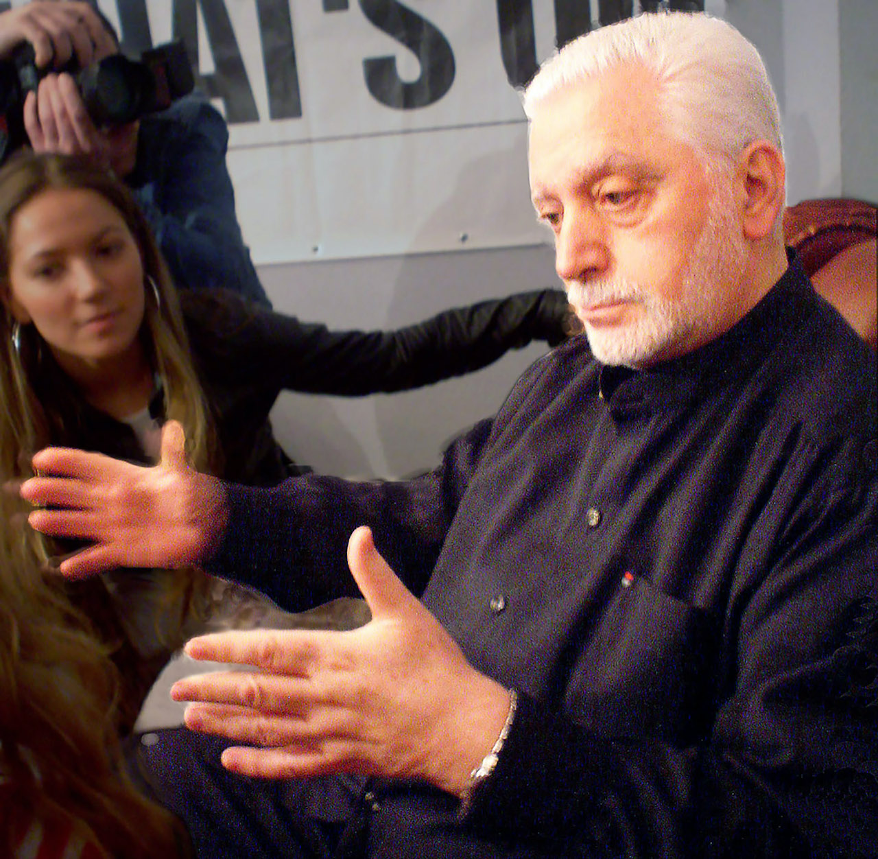 Spanish fashion designer Paco Rabanne in Kiev