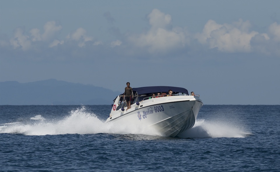 Speedboat in Southern Thailand