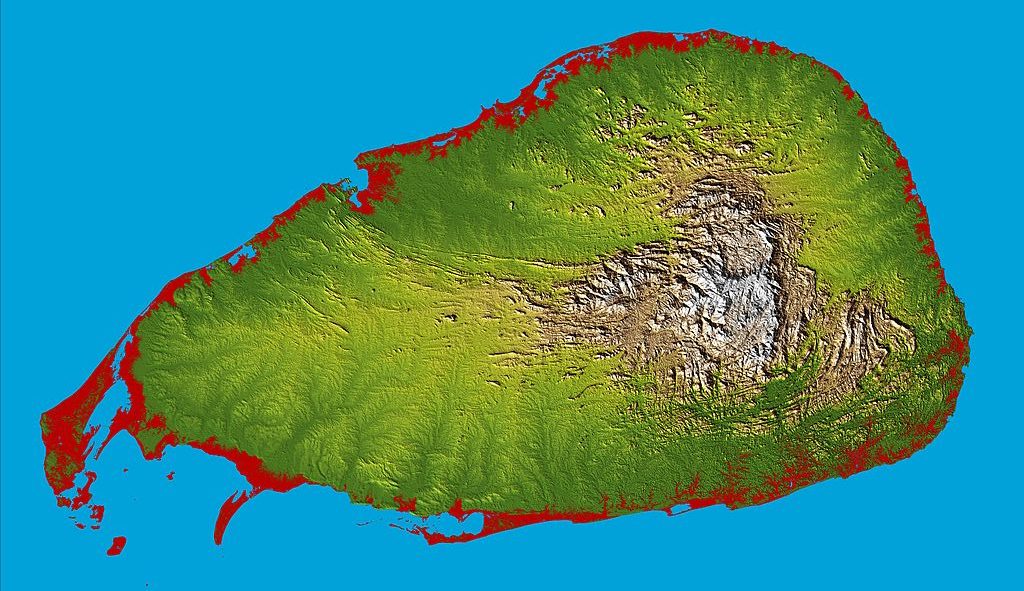 Topography of Sri Lanka